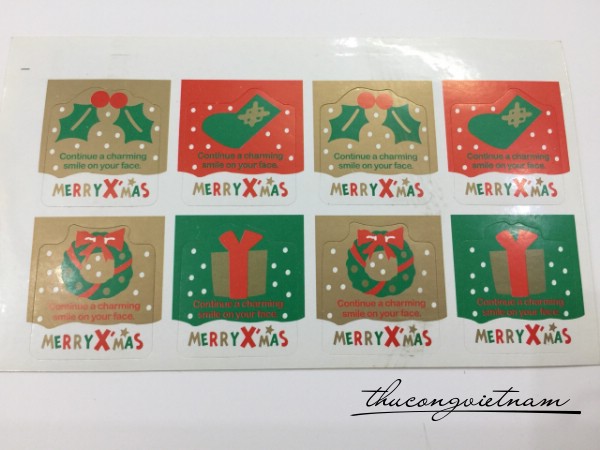 Sticker Giáng Sinh Mẫu 14